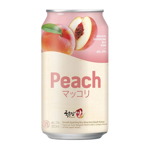 『麹醇堂』ピーチマッコリ(350ml×1本・缶)...の商品画像