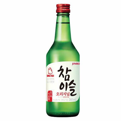 眞露 チャミスル焼酎 オリジナル 360ml・アルコール20.1％ ジンロ JINRO 韓国焼酎 韓国酒 韓国食品＼韓国で庶民の間では一番ポピュラなお酒／マラソン ポイントアップ祭