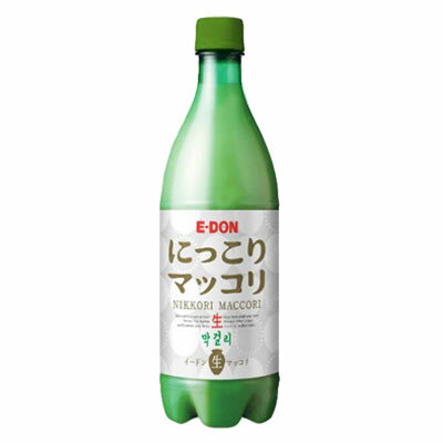 [冷蔵]『二東』にっこり 生マッコリ(750ml×1本・PET) E-DON イドン センマッコリ お酒 米酒 発酵酒 伝統酒 韓国酒 韓国食品マラソン ポイントアップ祭