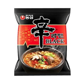 『農心』ブラック 辛ラーメン(130g×1個)ノンシム 韓国ラーメン インスタントラーメン 韓国料理 非常食 韓国食品マラソン ポイントアップ祭