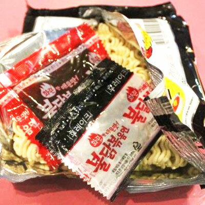 三養 ブルダック炒め麺 激辛口 140g×5個入り 送料無料 パック 韓国ラーメン 韓国食品