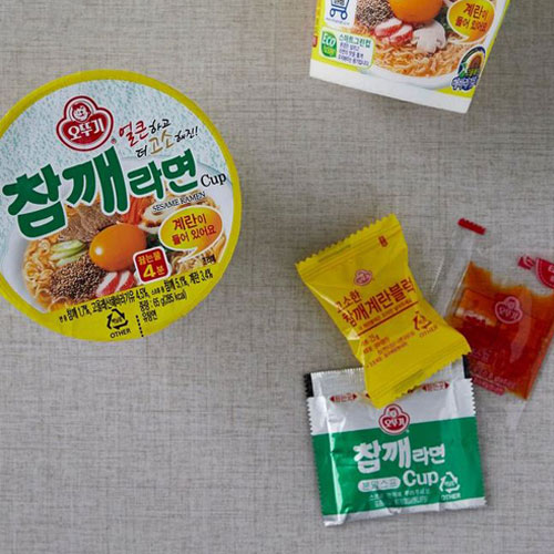 オットギ チャムケラーメン カップ麺 小・65g×1個 ごまラーメン カップラーメン 韓国ラーメン インスタントラーメン 韓国食品 # paldo-10006026 八道韓国食品 サンプル画像3