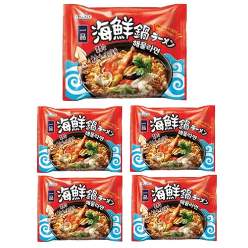 Rakuten - パルド 一品海鮮ラーメン ヘムルラーメン 120gPaldo 送料無料 韓国ラーメン インスタントラーメン 韓国食品