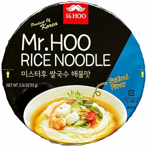 Mr.Hoo ライスヌードルカップ麺 シーフード味 92g×1個 サルグクスミスターフ ノンフライ麺 カップヌードル 韓国麺 韓国食品 2