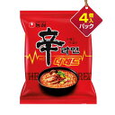 農心 辛ラーメン THE RED 激辛 125g×4個入りパック ■1個当り240円 NONG SHIM 辛ラーメン ザレッド 韓国ラーメン インスタントラーメン 韓国食品