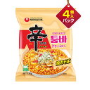 農心 辛ラーメントゥーンバ 137g×4個 ■1個当り238円 袋麺 NONG SHIM 韓国ラーメン インスタントラーメン 韓国食品