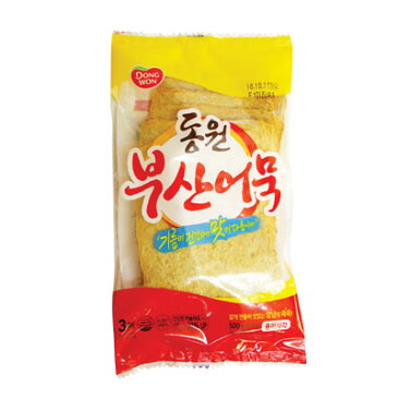 【冷凍】『東遠』釜山四角おでん(500g)トッポギ材料 さつま揚げ 加工食品 韓国料理 韓国食材 韓国食品マラソン ポイントアップ祭