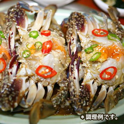 『海産物』ワタリガニ(2〜3匹・約1kg)■中国産 かに ゲジャン カニキムチ お鍋 冷凍食材 韓国料理 マラソン ポイントアップ祭