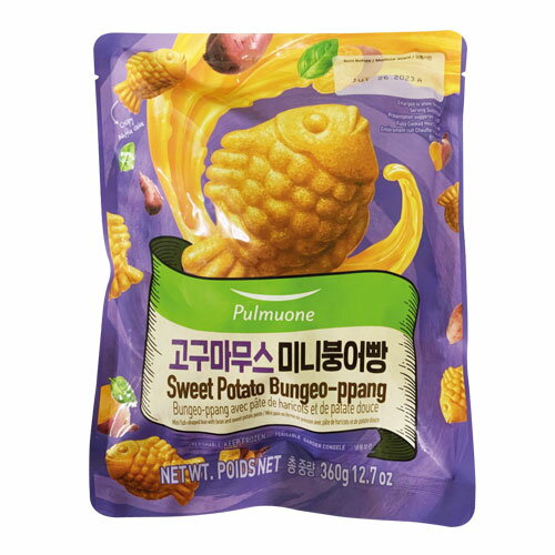 [冷凍]『プルムウォン』さつまいもプチプンオパン(360g・約21個入)こしあん ミニタイ焼き 韓国屋台フード 韓国おやつ 韓国食品マラソン ポイントアップ祭のサムネイル