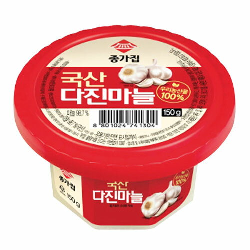 冷蔵 宗家 おろしにんにく (150g)■韓国産 チョンガ 韓国調味料 にんにく 生ニンニク すりニンニク 韓国食材 韓国料理 韓国食品