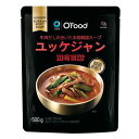 『清浄園』O’food ネギユッケジャン(500g・辛さ2)チョンジョンウォン レトルト 韓国スープ 韓国鍋 韓国料理 チゲ鍋 韓国食品マラソン ポイントアップ祭