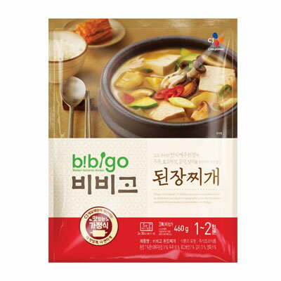 『CJ』bibigo韓飯テンジャンチゲ|味噌チゲ(460g・辛さ1) ビビゴ レトルト 韓国スープ 韓国鍋 韓国料理 チゲ鍋 韓国食品 ＼韓国味噌の深い香ばしい味とダシのコクがある味噌チゲ／マラソン ポイントアップ祭　スーパーセール