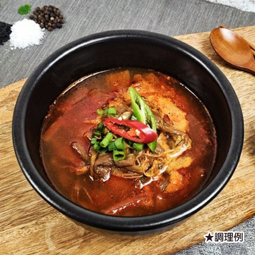 八道韓国食品のザヨンギットン ユッケジャン 600g ソンボン食品 韓国スープ 韓国食品 #｜アングル2