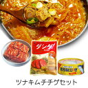 【お買い得★料理セット】 冷蔵 ツナキムチチゲセット 白菜キムチ500g+ツナ缶150g+牛肉ダシダ100g チャムチキムチチゲ 韓国食品
