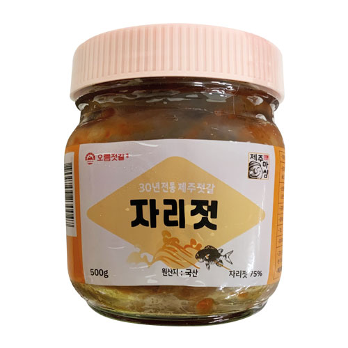 八道韓国食品の【ポイント5倍】冷凍 済州スズメダイ塩辛 500g 韓国産済州ザリ塩辛 韓国塩辛 韓国食品 #｜アングル2