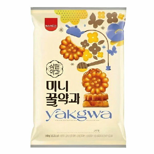 【パッケージ変更予定】サムリプ ミニはちみつヤックァ 140g ミニ蜂蜜薬菓 韓国伝統菓子 韓国お菓子 韓国食品のサムネイル