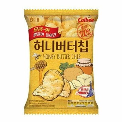 『ヘテ』ハニーバターチップ｜ポテトチップ(60g)スイートポテト スナック 韓国お菓子 ＼ザクザクとした食感とハニーバターの味のポテトチップス／マラソン ポイントアップ祭