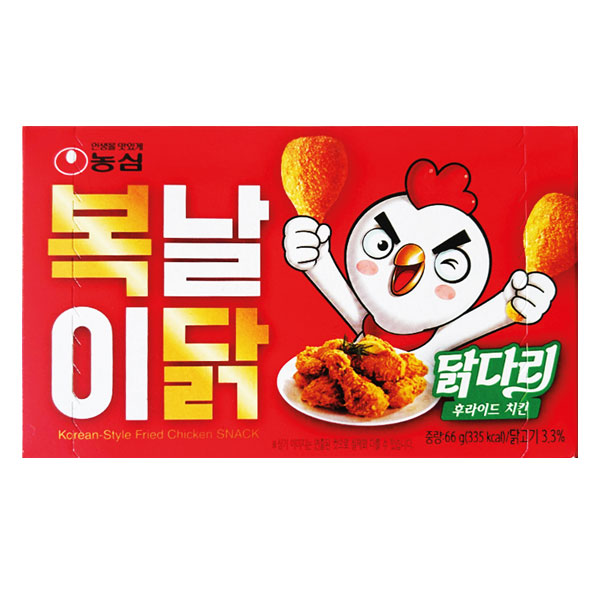 【パッケージ変更】農心 ダックダリスナック フライドチキン味 66g NONGSHIM 韓国お菓子 韓国食品 $
