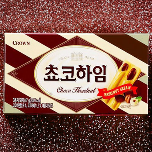 クラウン チョコハイム 47g(3個入)CROWN チョコクッキー 韓国お菓子 韓国食品