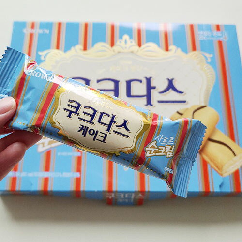 クラウン ククダスのケーキ 77g (5個入) CROWN ホワイトクリーム入り 韓国お菓子 韓国食品 2