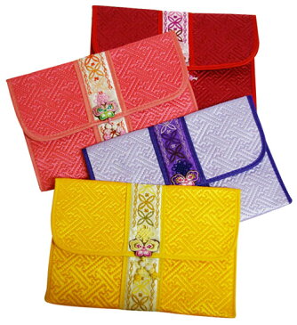 ★宅急便コンパクト対応★ラッピング対応『韓国の伝統雑貨』刺繍通帳入れ・約20×10.5cm■韓国小物スーパーセール ポイントアップ祭