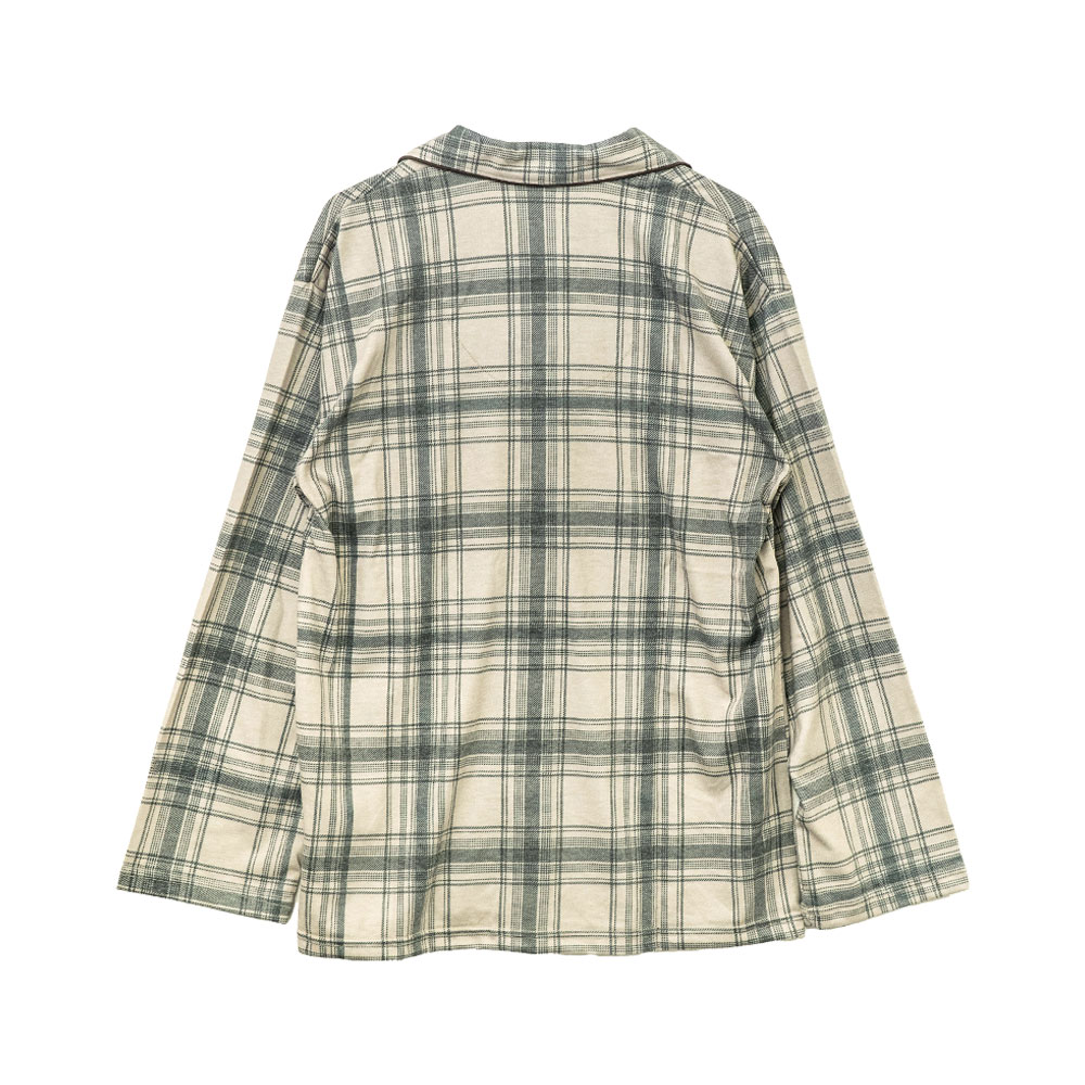 repipi armario(レピピアルマリオ) キッズ天竺長袖シャツ格子柄 寝具 寝巻 パジャマ ルームウェア ナイトウェア 上下セット 長袖 長ズボン 前ボタン チェック柄 リボン 10代 小学生 中学生 修学旅行 林間学校 お泊り会 女児 子供 ガールズ ジュニア 女の子 女子 【202509】 3