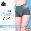 ルシアン お悩み解決 浮き輪肉 撃退パンツ ショート丈 4カラー M~3L ぽっこりお腹 ライン スッキリ 補正ボトム 伸縮性 ヒップアップ 食い込み軽減 補正下着 202412