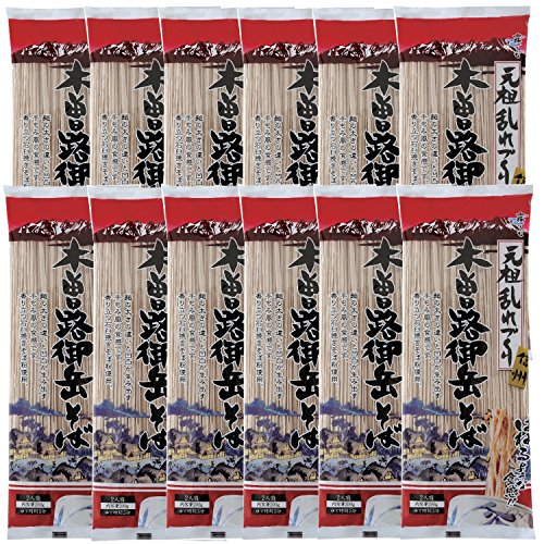 はくばく 木曽路御岳そば200g×12袋