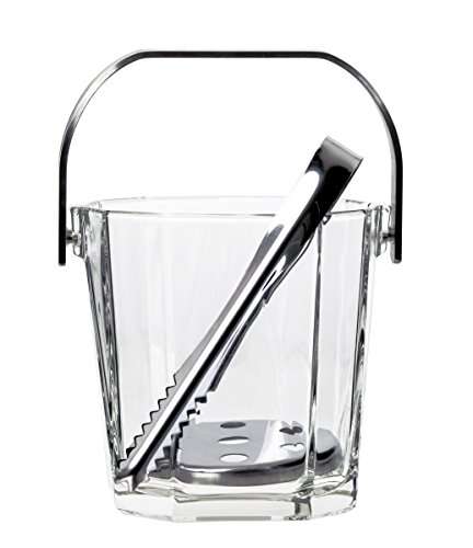 アデリア(ADERIA) シュマールアイスペール クリア 900 トング付 日本製 アイス・ペール 大容量 氷入れ ..