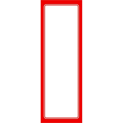 ササガワ タカ印 赤枠ポスター 12-2012 2号 100枚入 無地