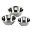リバティーコーポレーション ステンレス製 ボウル 3点セット 16・18・22cm LD-453 Style Kitchenware