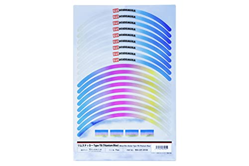 ヨシムラ(YOSHIMURA) リムステッカー TYPE-TB (12インチ) チタンブルー904-221-6100