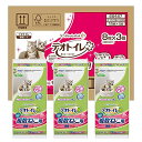 ユニ・チャーム デオトイレ 複数ねこ用消臭・抗菌シート8枚×3個セット システムトイレ シート 猫トイレ ねこトイレ