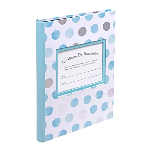 ナカバヤシ ウィンドウカバーアルバム L判 2段 80枚収納 ブルー ア-FTPW-L-206-B