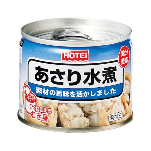 ホテイ あさり水煮化学調味料不使用 125g×12個