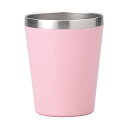 小倉陶器 真空断熱 ステンレスタンブラー 360 保温 保冷 二重構造 コンビニコーヒーカップ マグ (ピンク) 約φ8.5×h10.7cm
