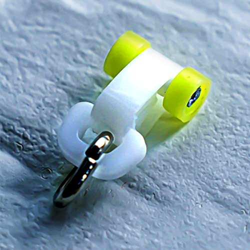 irohaカーテン 後入れ カーテンランナー 10個入り ローラー径約6mm C型対応 溝幅6.5mm対応