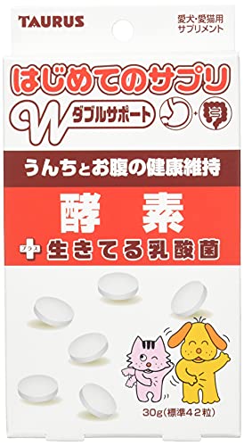 トーラス ペット愛犬・愛猫用 はじめてのサプリ 酵素+生きてる乳酸菌 30g