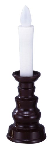 旭電機化成(Asahi Denki Kasei) スマイルキッズ 電気ろうそく 燭台付 安心のろうそく 小 メタリックブ..