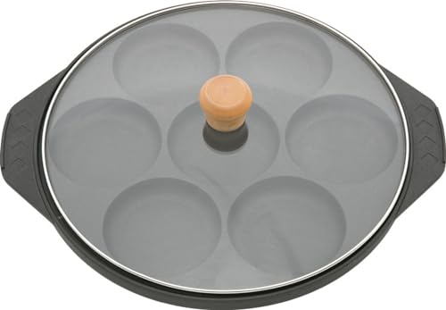 杉山金属 ホットケーキメーカー ガス火専用 アルミニウム合金製 アウトドア フッ素加工 日本製 ガラス蓋付き KS-2944