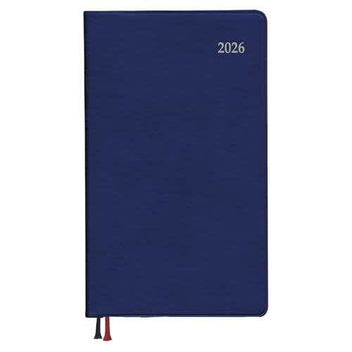 ダイゴー 手帳 2026年 スケジュール帳 アポイント ウィークリー レフト ネイビー E2311 2025年 9月始まり