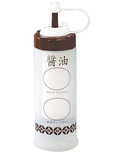 台和(Daiwa) 調味料入れ 醤油専用ボトル 360 ワンプッシュ 10cc 15cc 日本製 さじかげんM ME400S