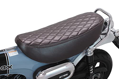 スペシャルパーツ武川 (TAKEGAWA) クッションシートカバー ダイヤモンドステッチ ブラウン ダックス125(JB04) 09-11-03