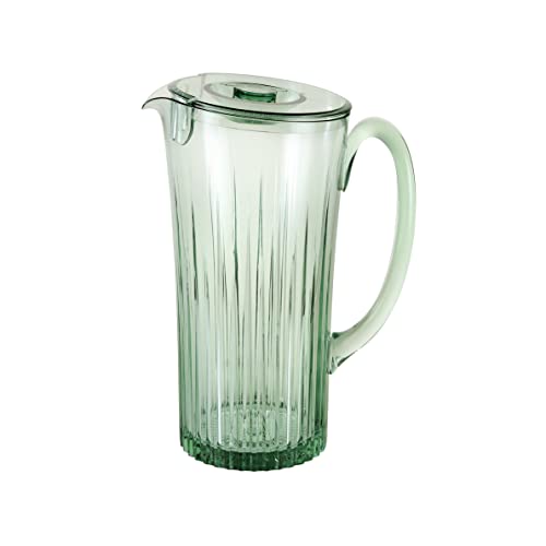 グランドブルー ピッチャー 水差し グリーン モスグリーン 緑 プラスチック製 割れにくい キラキラ輝く カフェ レストラン ホテル ビュッフェ