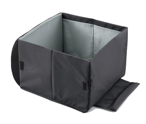 コジット 畳んで車のシートのクッション 広げて荷物入れ 荷物の転落防止! シートボックス腰クッション ..