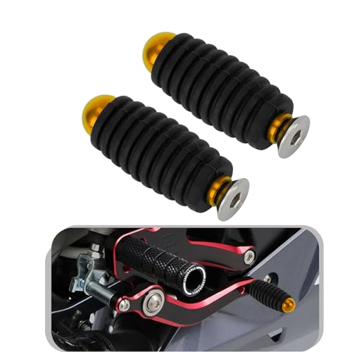 PSLERR シフトペグ フットペグ ペグ M6 皿ボルト バイク 汎用 工具 シフトペダル 共用 パーツ ゴム ア..