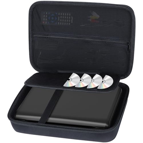 Lebakort収納ケースと互換性のあるDBPOWER/ieGeek/COOAU 11.5-12.5インチ ポータブルDVDプレーヤー (ケ..