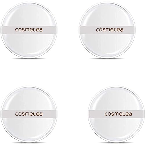 4枚入円形 4入りシリコンパフ 帯付き メイクスポンジ ゲルパフ ゼリーパフ 清潔しやすい衛生 柔らかい 化粧用