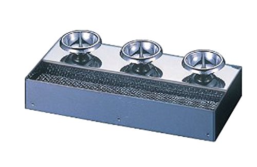 ナカムラ商事 線香 皿付きローソク立て 3本立て