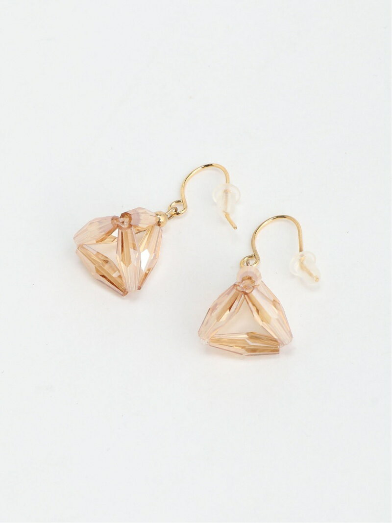 【SALE／65%OFF】ガラスピラミッドピアス ear PAPILLONNER パル グループ アウトレット アクセサリー・腕時計 ピアス ブラウン グレー【RBA_E】[Rakuten Fashion]